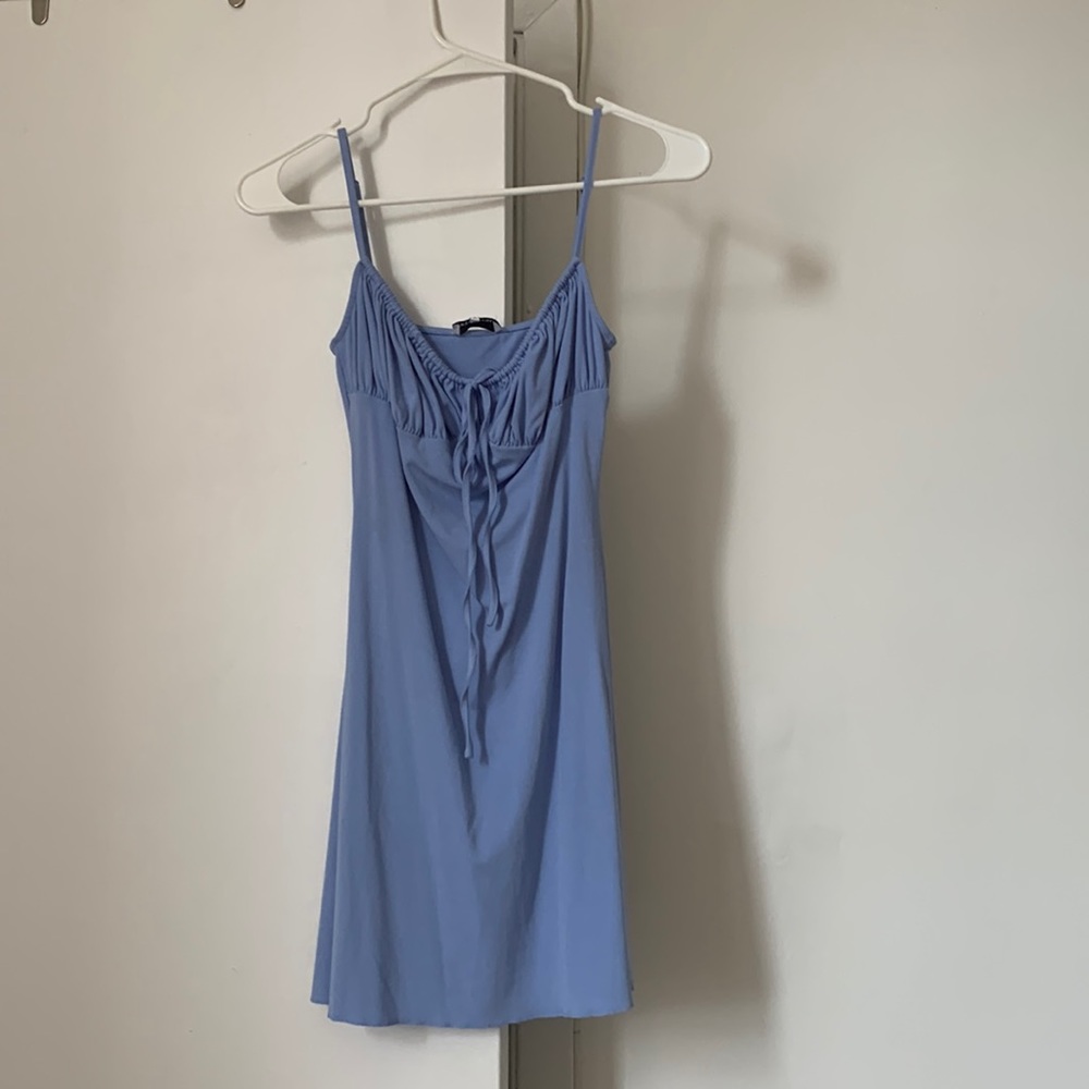 WeWoreWhat Blue Mini Dress